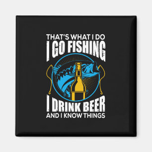 Fisher I Go Vist I Drink Beer Magneet