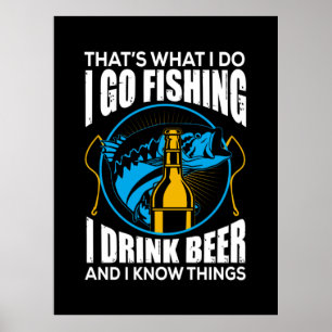 Fisher I Go Vist I Drink Beer Poster