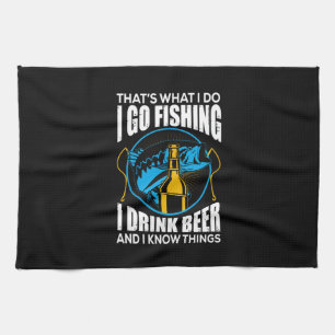 Fisher I Go Vist I Drink Beer Theedoek