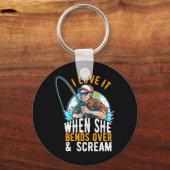 Fisher I vind het geweldig als ze schreeuwt Sleutelhanger (Voorkant)