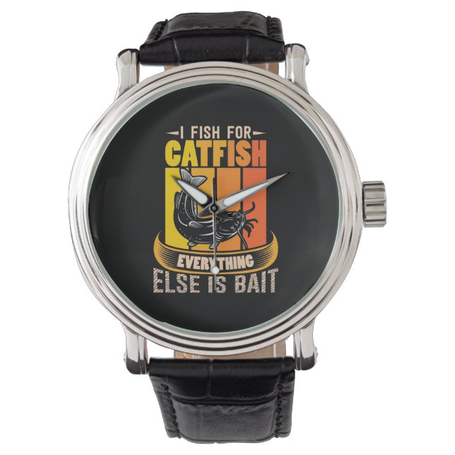 Fisher I Vis Naar Meerval Horloge (Voorkant)