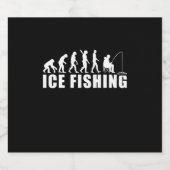 Fisher Ice Vist evolutie Bier Etiket (Enkel label)