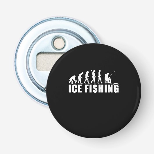 Fisher Ice Vist evolutie Button Flesopener (Voorkant)
