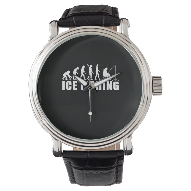 Fisher Ice Vist evolutie Horloge (Voorkant)