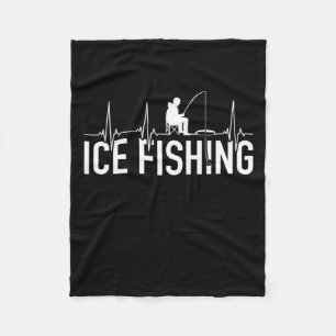 Fisher Ice Vist hartslag Fleece Deken