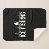 Fisher Ice Vist hartslag Sherpa Deken (Voorkant (horizontaal))