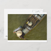 Fisher in Azië van bovenaf Briefkaart (Voorkant / Achterkant)