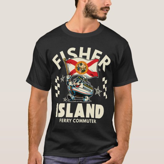Fisher island t-shirt (Voorkant)