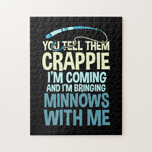 Fisher Je vertelt ze Crappie Legpuzzel (Verticaal)