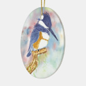 Fisher King, Kingfisher waterverf Keramisch Ornament (Links)