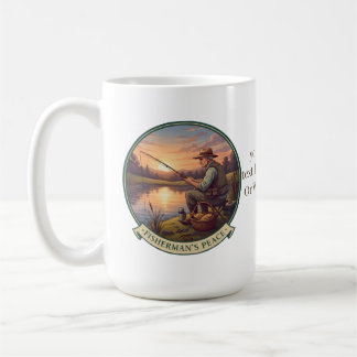 Fisher Man mug gift with custom Text Koffiemok