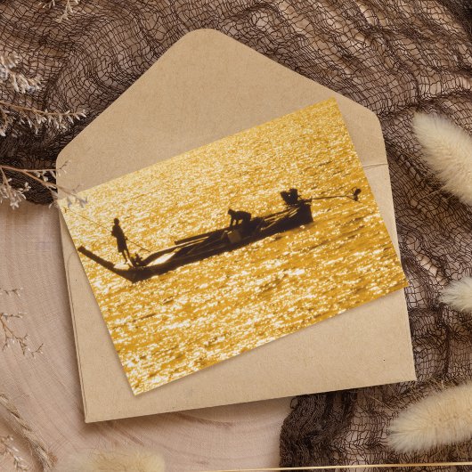 Fisher-Mannen in Thailand Kaart