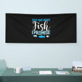 Fisher nog maar één vis spandoek (Beurs)
