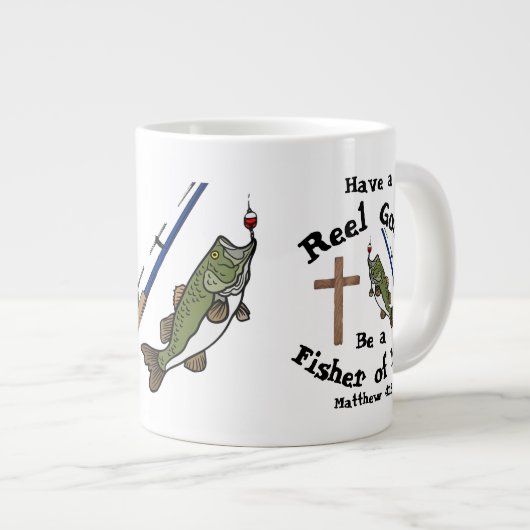 Fisher of Mannen Grote Koffiekop (Voorkant rechts)