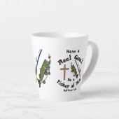 Fisher of Mannen Latte Mok (Rechterhoek)