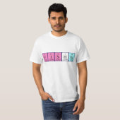 Fisher periodieke table name shirt (Voorkant volledig)