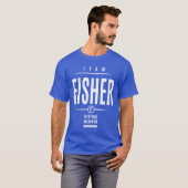 Fisher Persoonlijke naam Birthday Gift T-shirt (Voorkant volledig)
