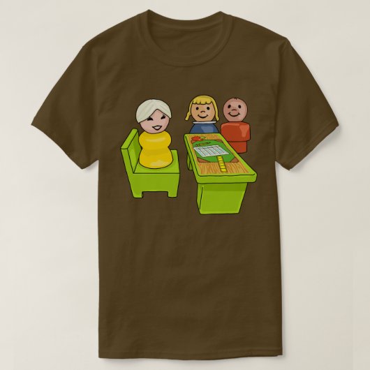 Fisher Price Little People Teacher and Studenten T-shirt (Design voorkant)