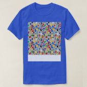 Fisher Prijs Kleine mensen en bloemen over heel Pr T-shirt (Design voorkant)