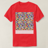 Fisher Prijs Kleine mensen en bloemen over heel Pr T-shirt (Design voorkant)