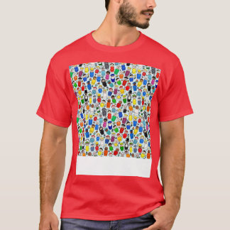 Fisher Prijs Kleine mensen en bloemen over heel Pr T-shirt