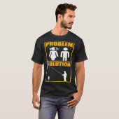 Fisher Problem Solution Fishing Fisherman T-shirt (Voorkant volledig)