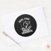Fisher Reel Cool Great Grandpa Ronde Sticker (Envelop)