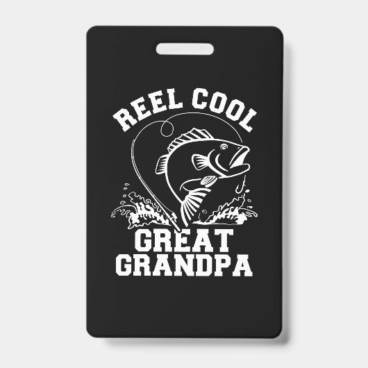 Fisher Super Coole Oudopeergrootvader Badge (Voorzijde)