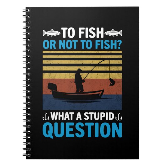 Fisher To Fish Or Not To Fish Notitieboek (Voorkant)