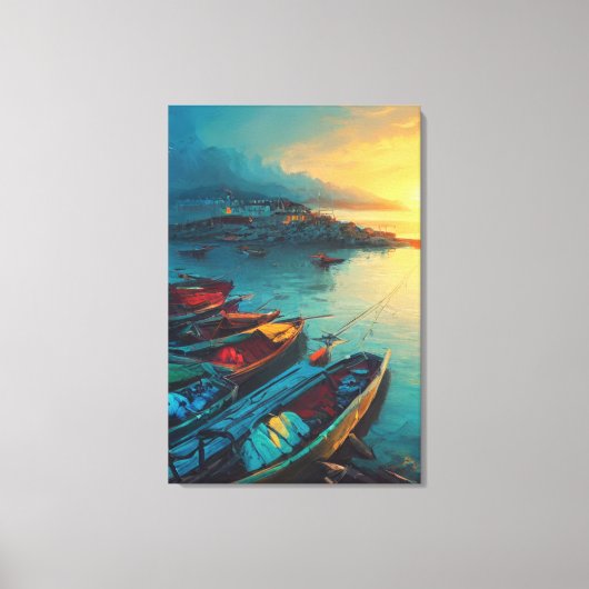 Fisher Village Canvas Print (Voorkant)