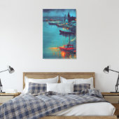 Fisher Village Canvas Print (Insitu (Slaapkamer))