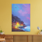Fisher Village Canvas Print (Insitu (Woonkamer))
