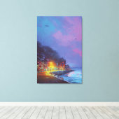 Fisher Village Canvas Print (Insitu (Houten vloer))