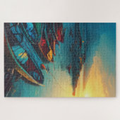 Fisher Village Jigzaag Puzzle Legpuzzel (Horizontaal)