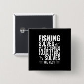 Fisher Vist de meeste problemen op Vierkante Button 5,1 Cm (Voorkant /achterkant)
