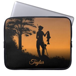Fisher Woman at Dusk Personal Laptop Sleeve