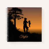 Fisher Woman at Dusk Personal Notitieboek (Voorkant)