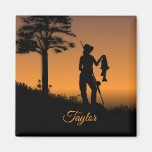 Fisher Woman in Dusk