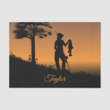 Fisher Woman in Dusk