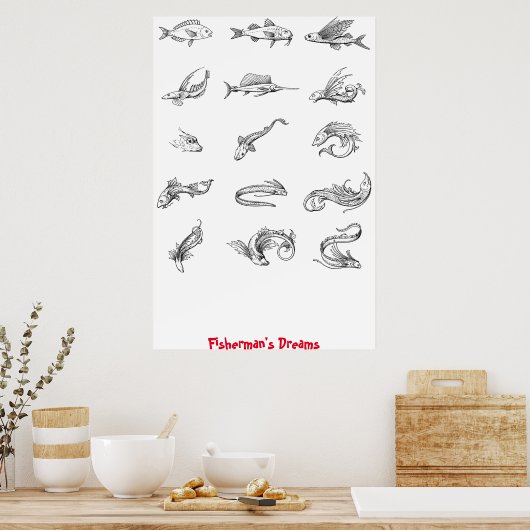 Fisheremans Dreams Poster (Keuken)
