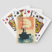 Fisherman (1) 1960 - Geïnspireerde graphics Pokerkaarten (Achterkant)