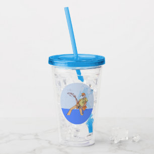 Fisherman acryltumbler acryl drinkbeker