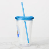 Fisherman acryltumbler acryl drinkbeker (Links)