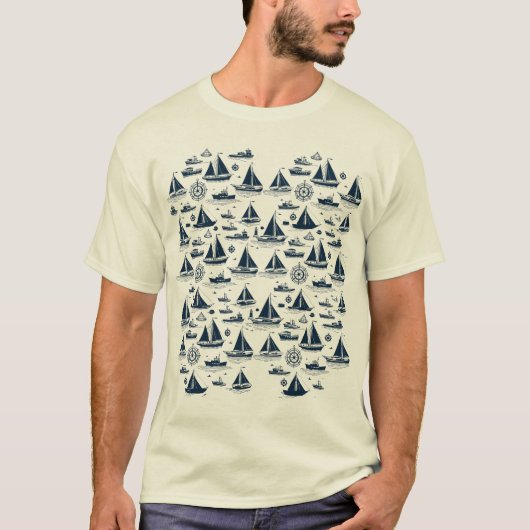 Fisherman Aesthetic Graphic T-shirt -  Outdoor (Voorkant)