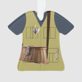 Fisherman Angler Persoonlijk Ornament