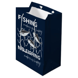 Fisherman Angler Verjaardag Gevist Medium Cadeauzakje
