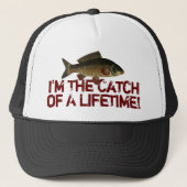Fisherman Angler Vist Catch of a Lifetime Funny Trucker Pet (Voorkant)