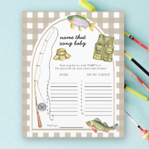 Fisherman baby shower - Noem dat Baby lied