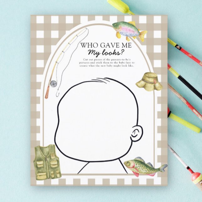 Fisherman baby shower - Wie gaf me mijn uiterlijk  (Creator heeft geüpload)