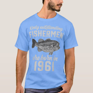 Fisherman Birthday Party Vist Angler Fish 1961 T-shirt